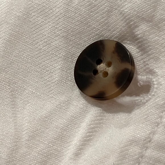 J. Jill Women's White Linen Blend Button-Up Blazer Jacket - 2X - Picture 6 of 8